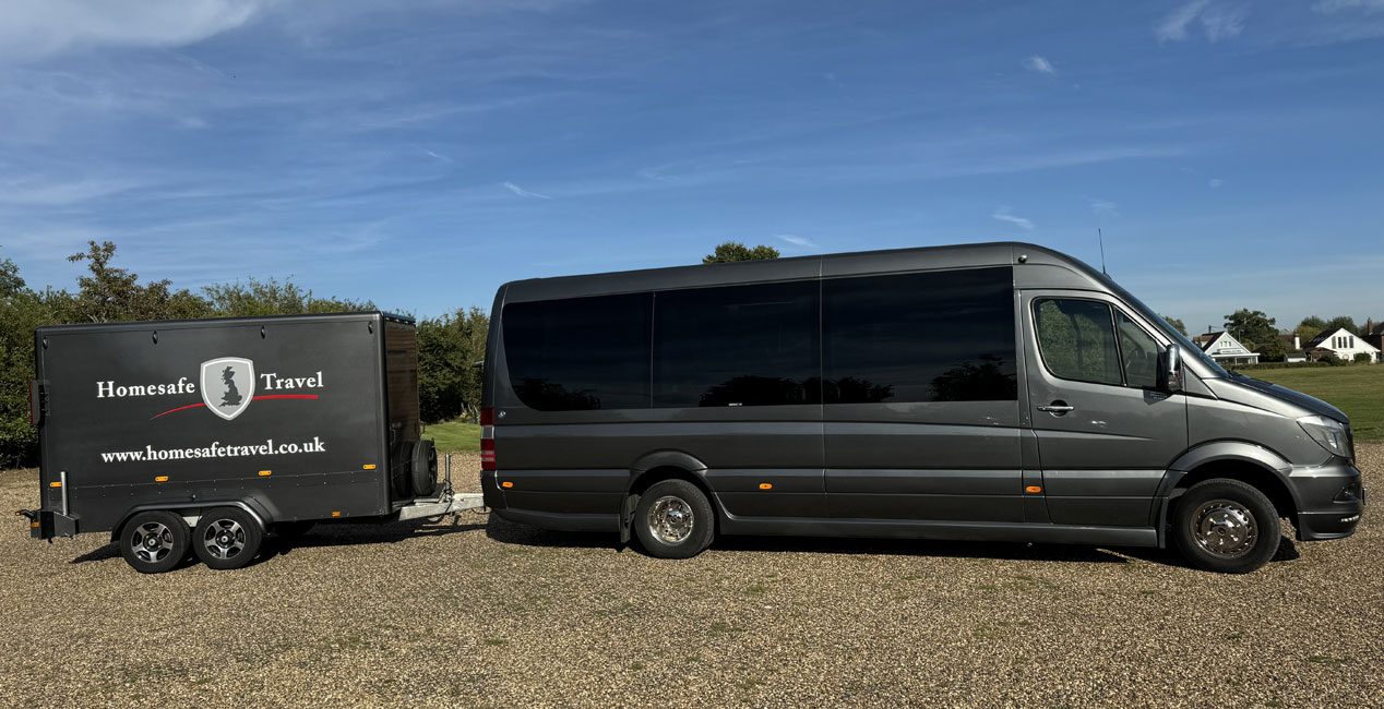 16 Seater Coach with trailer